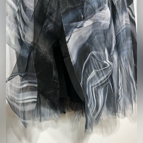 S.DEER Women’s Mesh Layered High Waisted Midi Style Skirt Size Large NWT - Picture 6 of 6